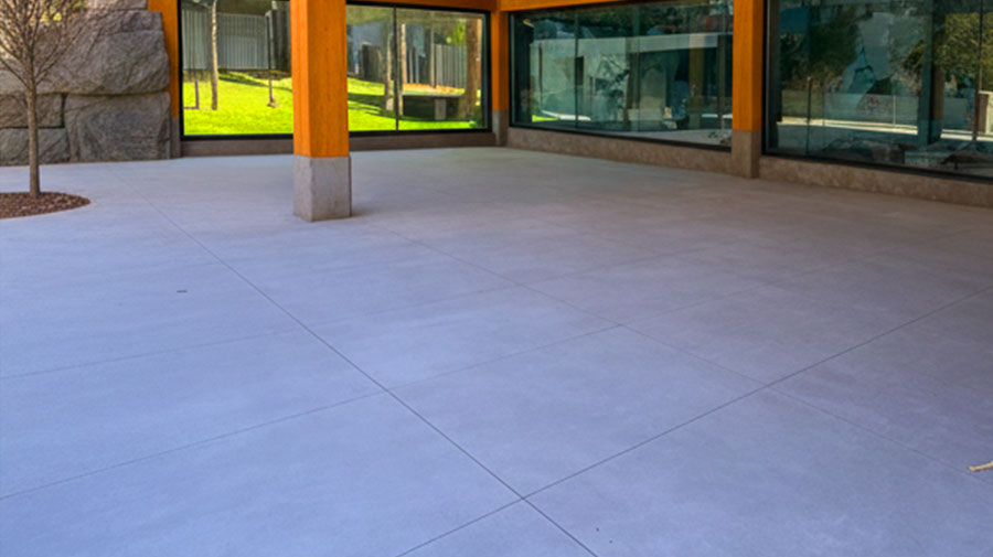 Fence after cleaning