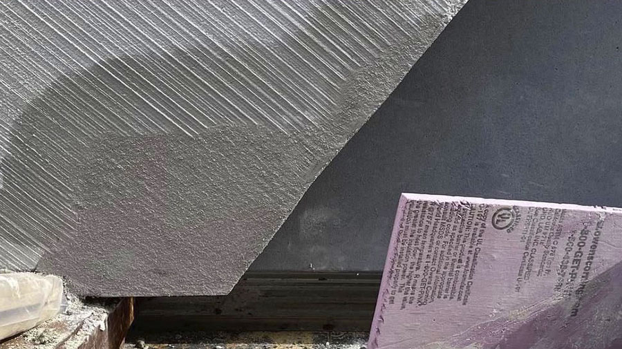 Fence after cleaning