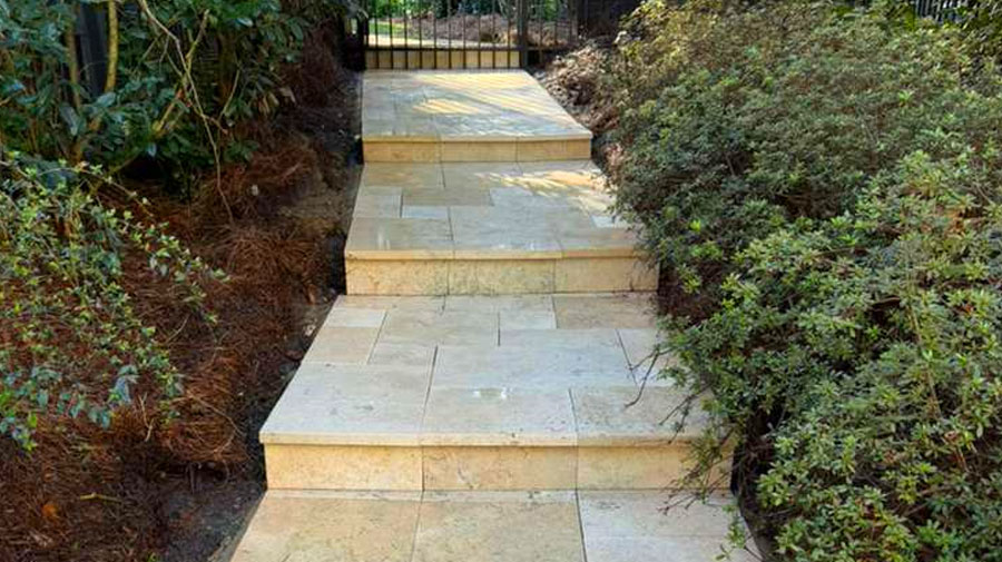 Fence after cleaning